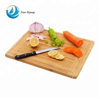 Professional Custom Home Kitchen Flexible Extra Large Bamboo Meat Vegetable Cutting Board With Knife