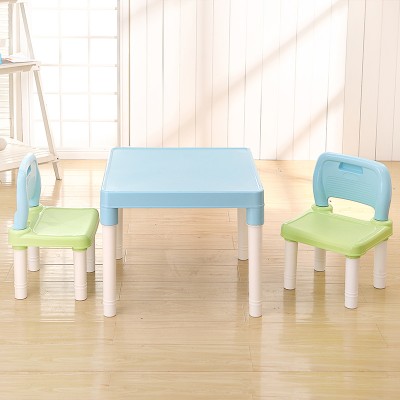 Plastic Kids Room Furniture Letters Kindergarten Furniture Plastic Chair Children Table and Chair Set