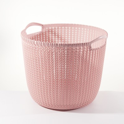 Multifunction storage basket bathroom clothing basket with handle plastic storage basket