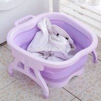 High Quality Plastic Folding Bathroom Foot Bath Tub Wash Basin