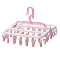 Promotional plastic high quality clothes hanger rack clothes drying hanger